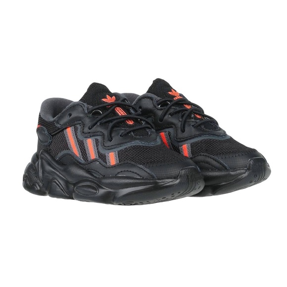 Toddler Adidas size 5C “Ozsweego EL I” black and Orange. - Picture 1 of 11